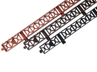 Okapní větrací mřížka