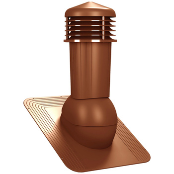 Větrací komínek Standard Plus Ø125 mm pro asfaltové krytiny s odvodem kondenzátu