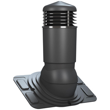 Větrací komínek Standard Plus Ø125 mm izolovaný  pro  nízké trapézové plechy