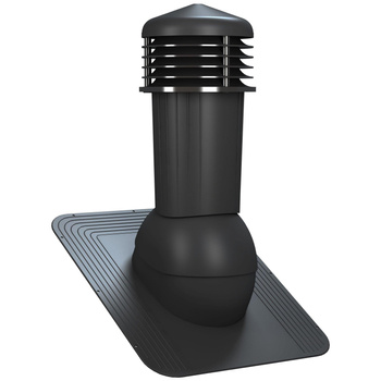 Větrací komínek Standard Plus Ø125 mm pro asfaltové krytiny s odvodem kondenzátu